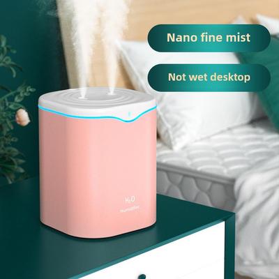 Cross-border 2L Silent USB Desktop Double Spray Humidifier for Home or Office