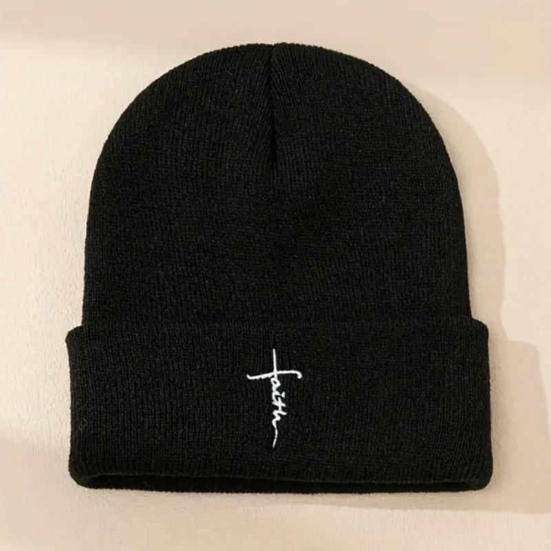 Warm Women Unisex Winter Beanies Hats Gothic Street Punk Knitted Bonnet Caps 100 Cotton Fashion Keep Warm Skullies Beanies Hats