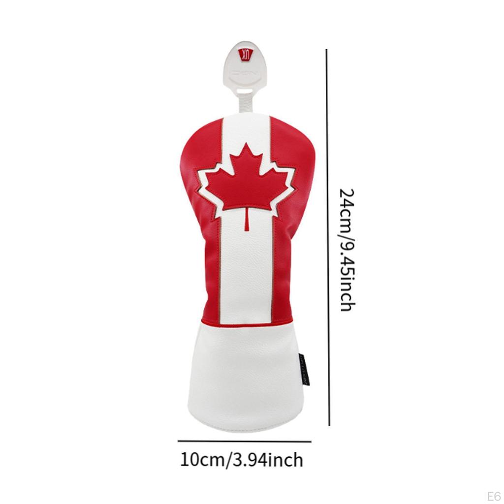 Golf Wood Headcover Club Cover Creative Portable Head Protective Sleeve for Outdoor