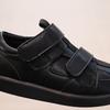 2026 Boys Genuine Leather Soft Sole Shoes, Black British Style for Primary Students, Wide Toe