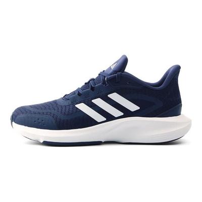 Confortable Amorti Simple Durable Respirant Coupe Basse Caoutchouc EVA Chaussures de Running Décontractées Baskets Unisexe Bleu Blanc JH5082