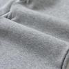Fat Boy Gray Cotton Summer Sweatpants for Boys - Loose Straight-Leg School Uniform Pants, Navy Blue