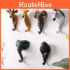 Resin Animal Modern Wall Hooks For Home Office Decor With Giraffe Zebra Designs