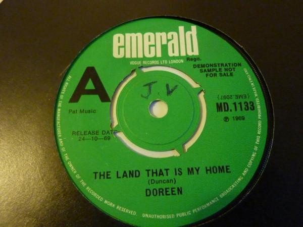 

7inch Record DOREEN - The Land That Is My Home MD1133PROMO Emerald UK Folk Used