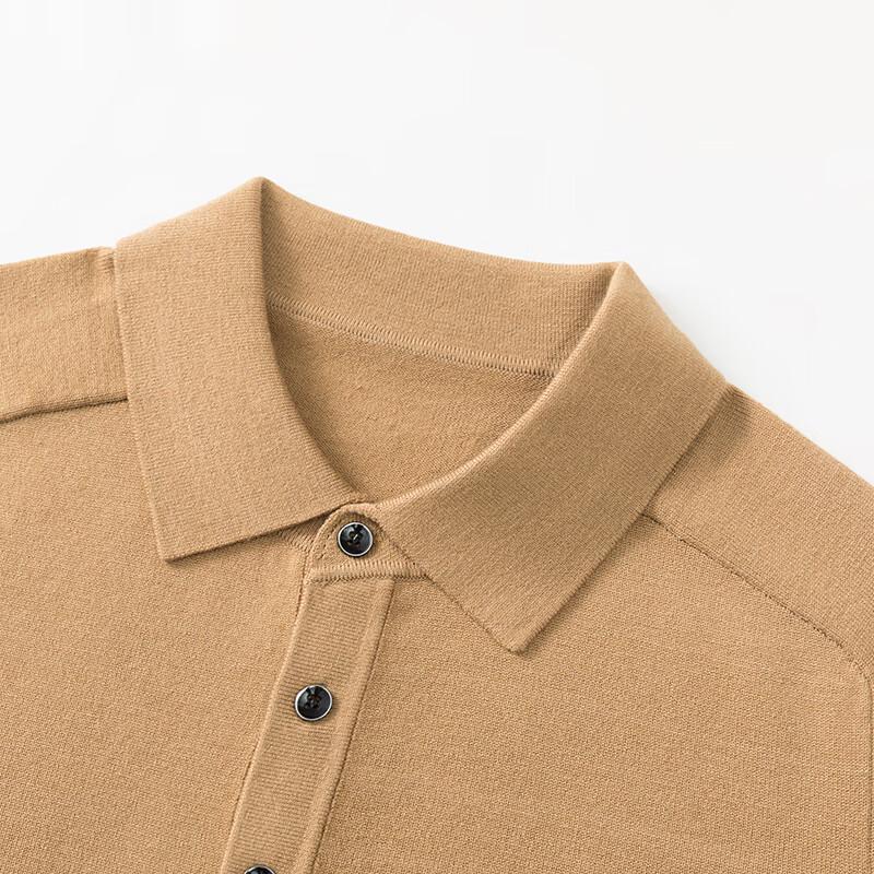 Hengyuanxiang Herren Herbst/Winter Kaschmir-Mischung Pullover mit Kragen