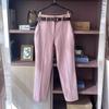 2024 Autumn Women's Solid Color Lapel Suit & Long Pants Two-Piece Set
