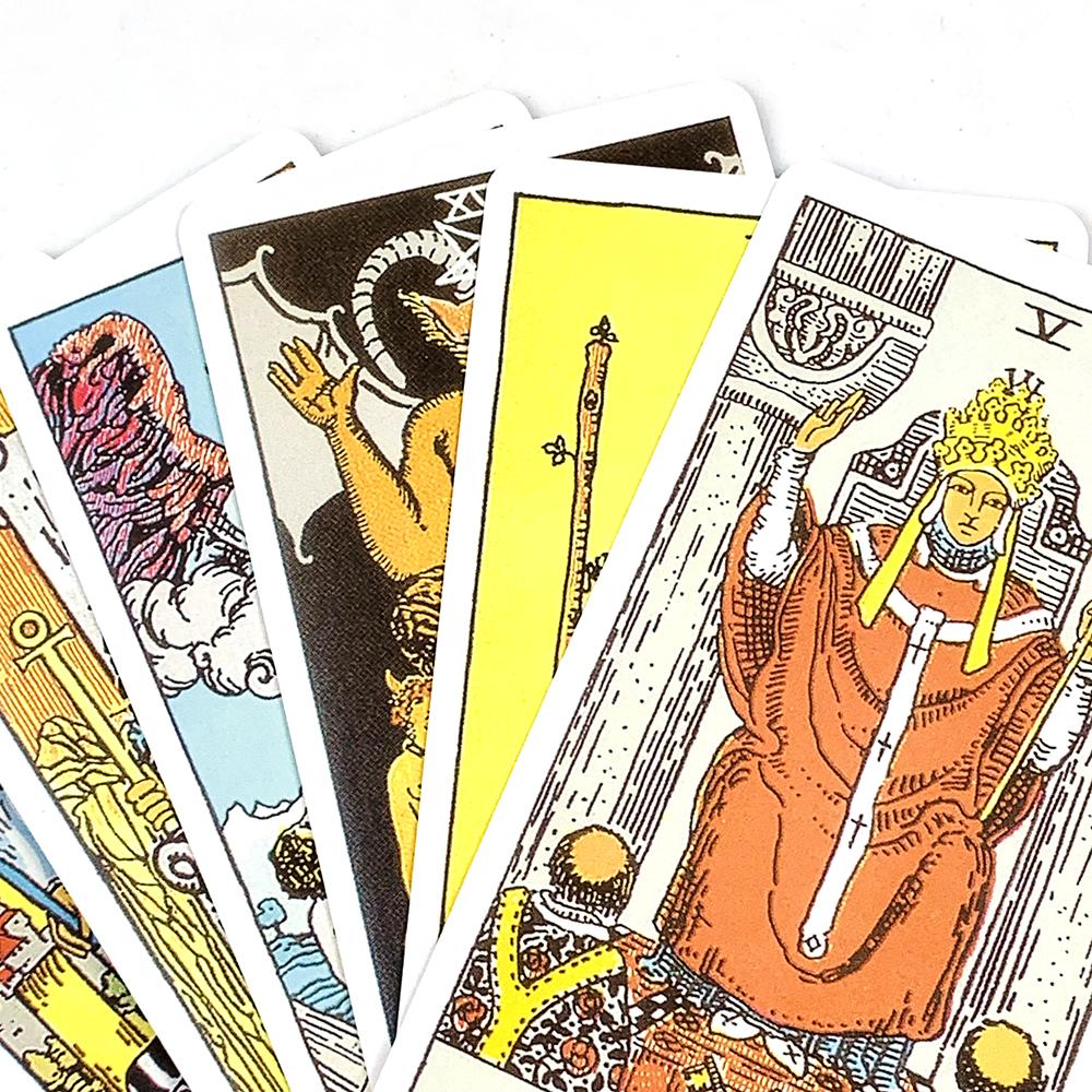 Russian Tarot Cards Party Playing Games Fate Divination Board Game With Paper Instruction,Perfect For Christmas and New Year