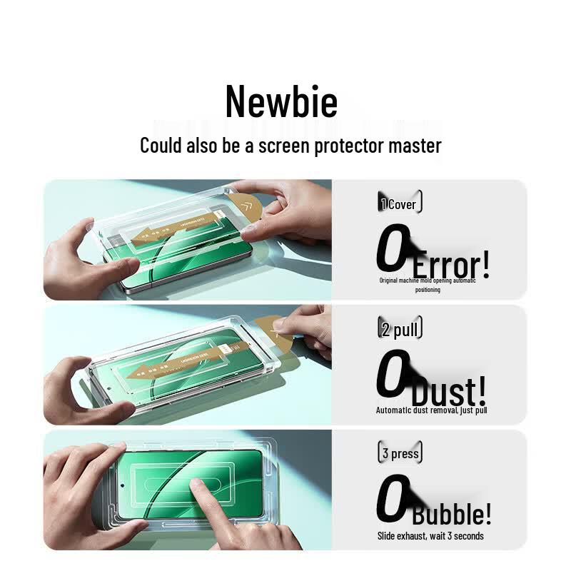 UGREEN Dust-Free Quick-Install Tempered Glass Screen Protector