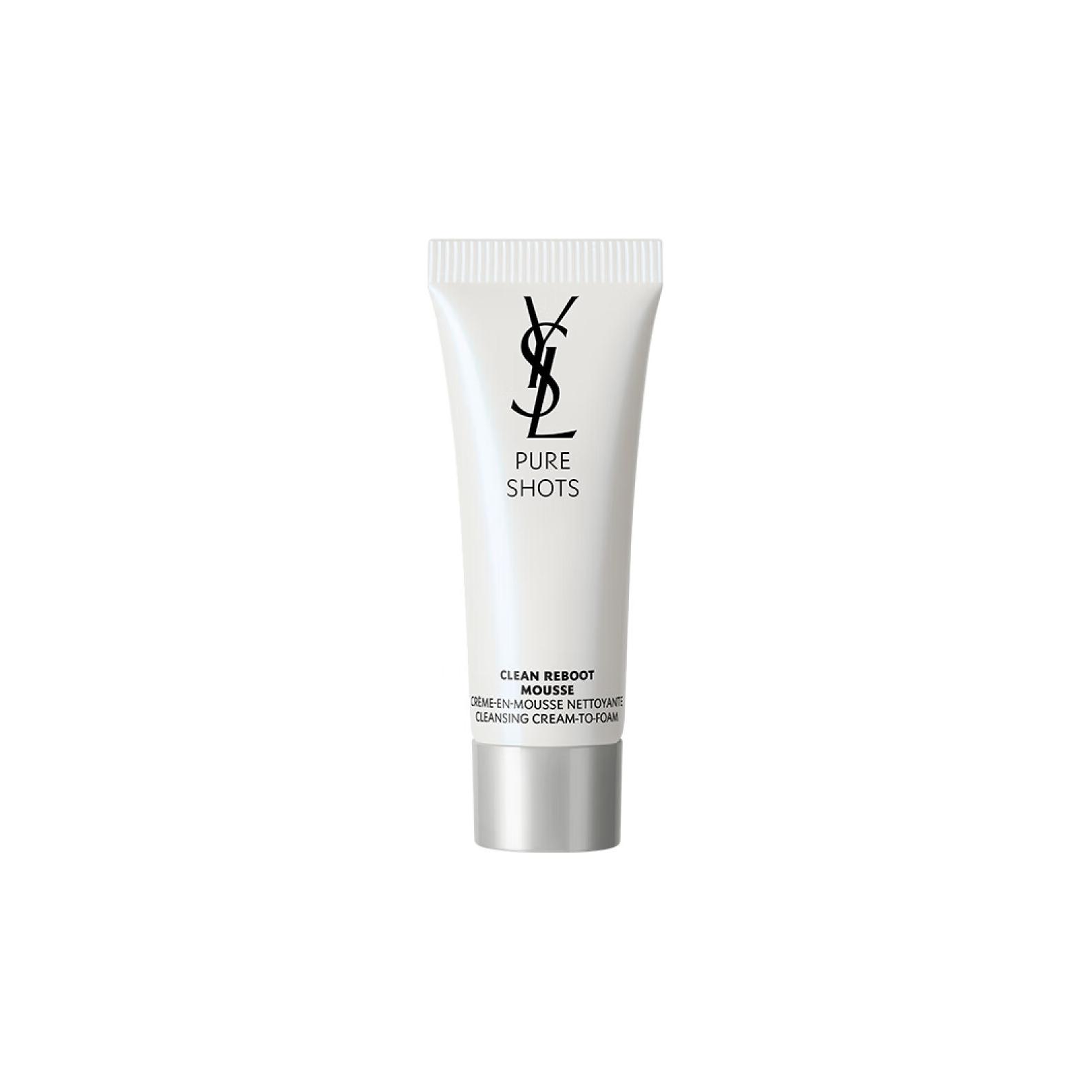 Yves Saint Laurent PURE SHOTS Очищающая пенка CLEAN REBOOT Очищающее средство для умывания Дорожный размер Образец 10ml*1 фото