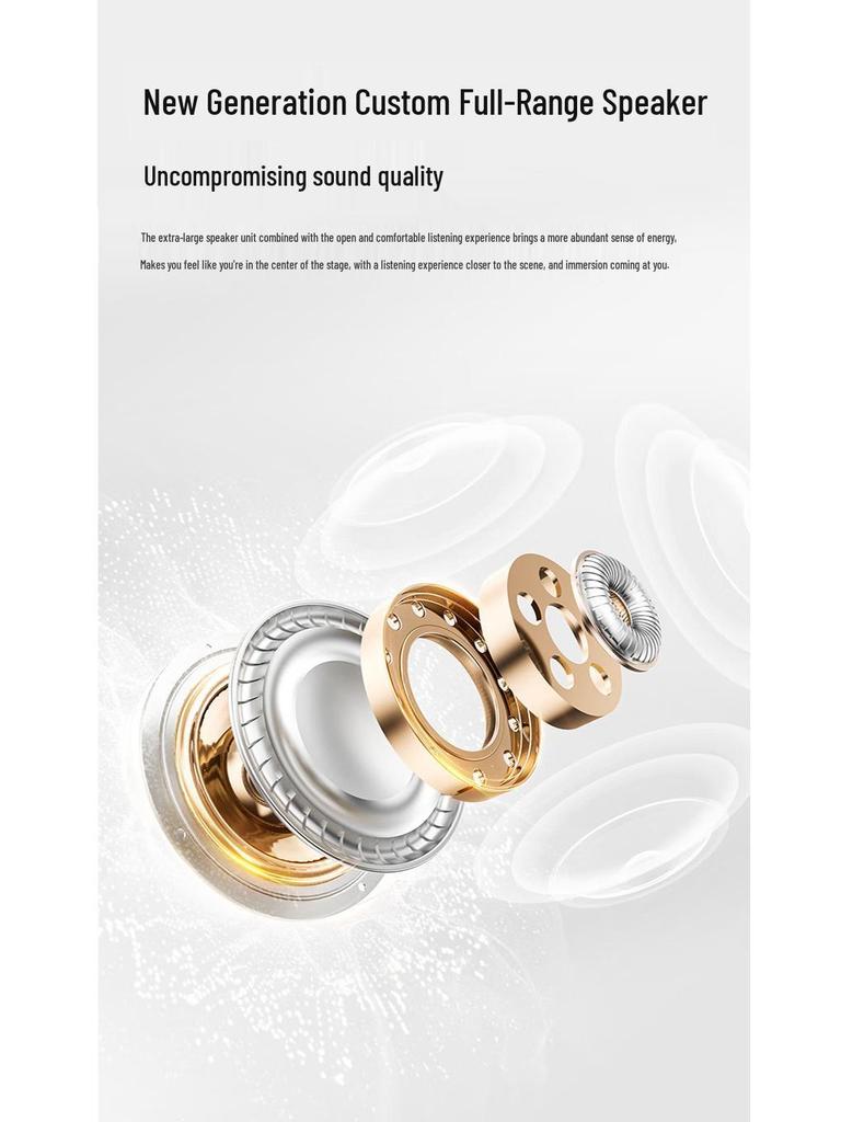 Q108 True Wireless Clip-On Bluetooth Headphones: Comfortable, Long Battery Life, Ideal for Sports