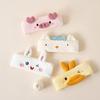 Cartoon Animal Headband for Kids - Cute, Waterproof Coral Fleece Hair Hoop for Makeup and Face Washing