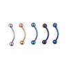 Lip Ring Curved Barbell Stainless Steel Zirconia Lip Clip Eyebrow Nail Lip Clip Cuff Non-piercing