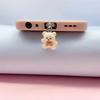 Cute Bear Mobile Phone Dust Plug, Suitable For IPhone/Type-C