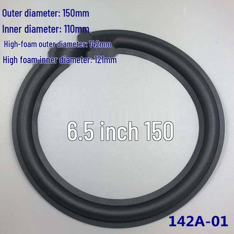 Rubber Edge Repair Ring for Speaker Horns - Available In Sizes 1.5 To 12 Inches