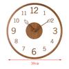 Modern Wall Clock Non Ticking Silent Simple Analog Minimalist Wall Hanging Clock for Bathroom Home Kitchen Classroom Office