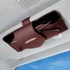 Leather Car Glasses Frame Sun Visor Sunglasses Storage Holder For Mini Cooper JCW Works F54 F55 F56 F57 F60 R50 R52 R53 R55 R56