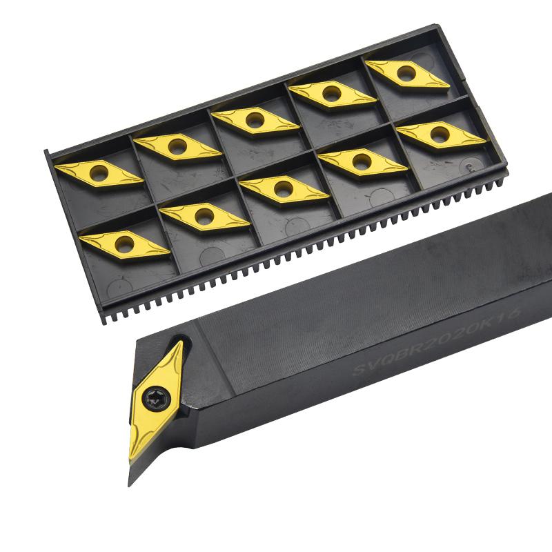 

SVQBR/L SVQBR1616H11 SVQBL2525M16 Токарный резец Держатель токарного инструмента для обработки отверстий Обработка зажима VBMT11/16 Твердосплавная пластина Внешний токарный инструмент с ЧПУ