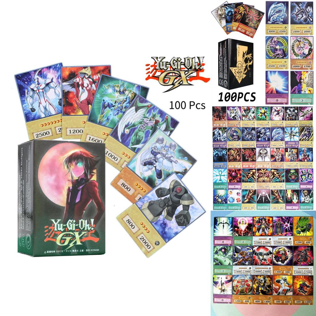 Yu-gi-oh Diy Card Set Stunning Blue-eyes White Dragon Dark Magician 100 Cards