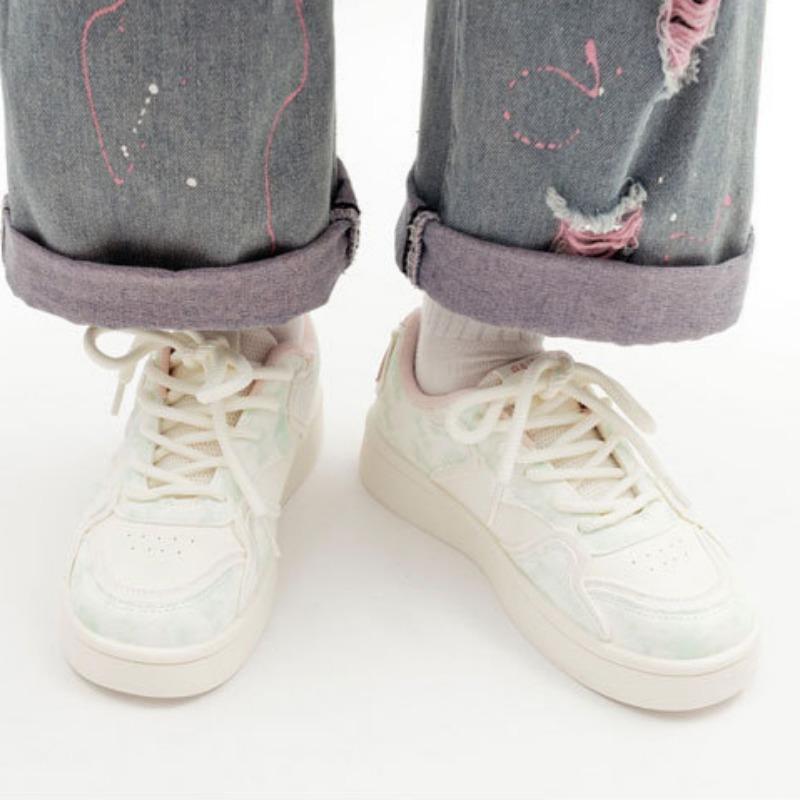 Student Sports Shoes Fashionable Casual Women's Shoes Thick-soled Versatile White Shoes