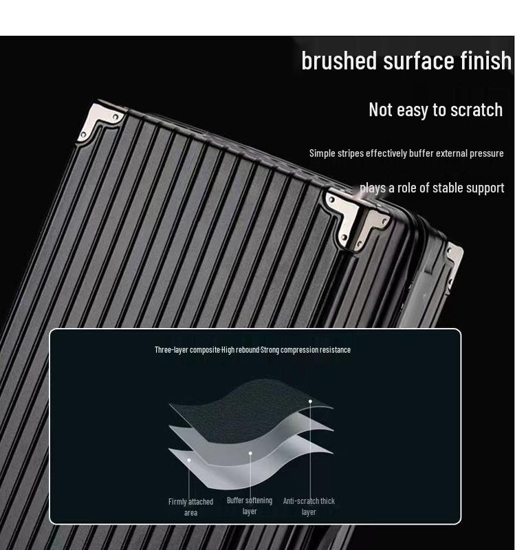 Βαλίτσα Τρόλεϊ 24 ιντσών με Παγκόσμια Ρόδα, Κλειδαριά Συνδυασμού και Χειραποσκευή 20 ιντσών