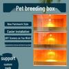 Multi-Layer Guinea Fowl Brooder & Warmer Cage for Chicks and Hamsters with Front Opening