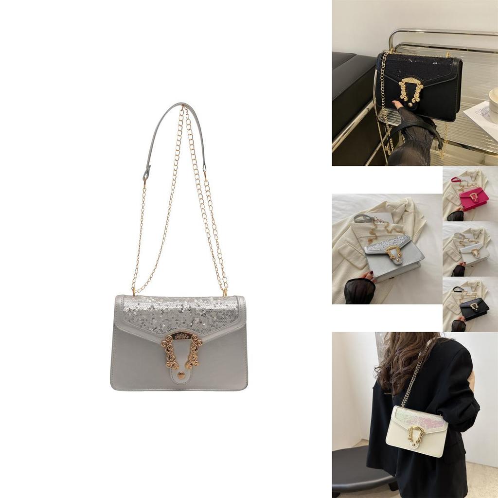 Stylish Chain Shoulder Bag For Women Trendy Small Square Bag With Multiple Colors