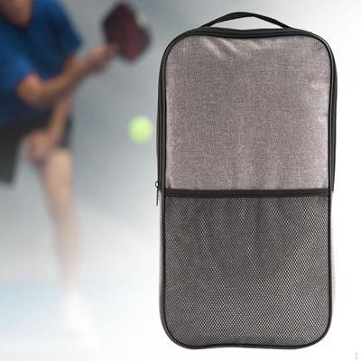 Pickleball Racket Bag Paddle Sleeve Protective Zipper Closure Portable Table Tennis Cover