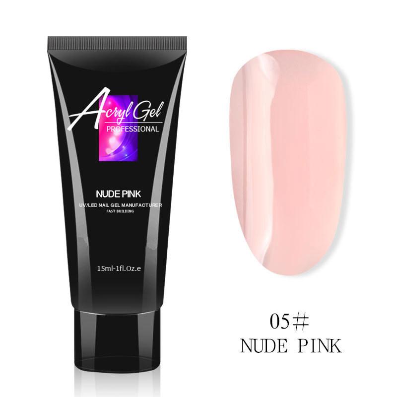 

1 шт., кристалл, УФ-гель для наращивания ногтей, светодиодный гель для дизайна ногтей, гель-лак, желе, акриловый УФ-гель для ногтей