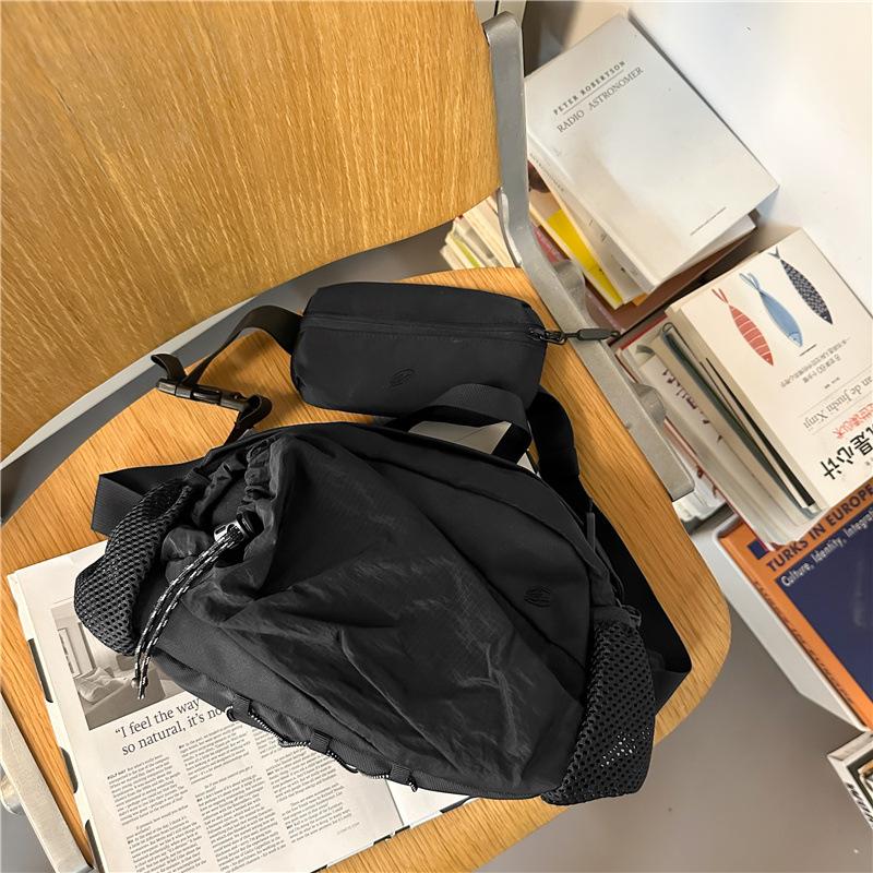 Unisex Outdoor Hiking Hiking Bag Personality Cool Multifunctional Crossbody Breast Bag Travel Storage Bag