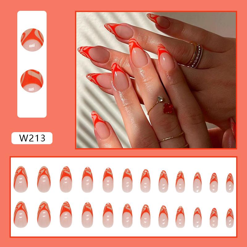 Wear Armor 24 Pieces Combination 00 Nail Art Pieces European and American Style Press On Nails