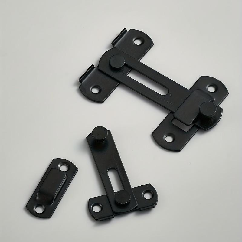 Metal Security Door Latch - Sturdy Heavy-Duty Lock for Barn & Sliding Doors, Anti-Theft Protection, Industrial Strength Hardware,