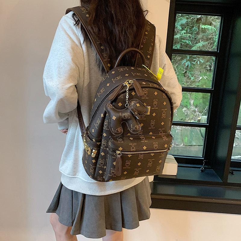 Women's Bag, New Style for Summer, American Vintage Fashion, Niche Backpack, Korean Style, Instagrammable, Dual-purpose Women's Bag