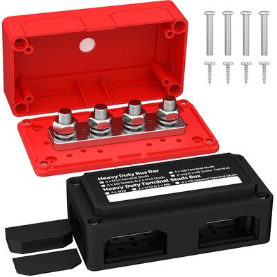 300A Hochstrom Schwerlast Sammelschiene Stromverteilerblock Sammelschienenbox Moduldesign für Auto Wohnmobil Boot