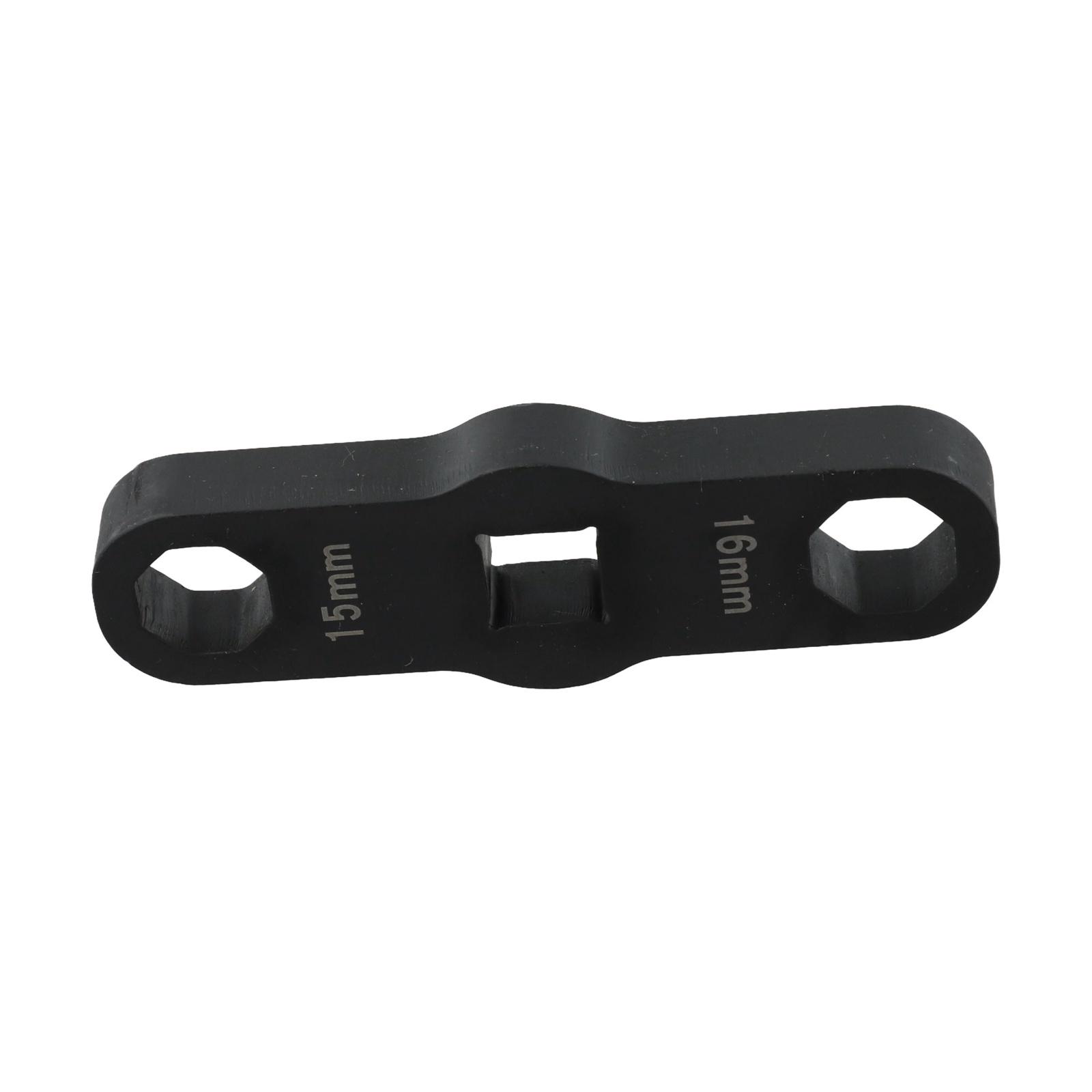 Double End Injector Nozzle Pressure Cap Remover Wrench with S15 S16 Socket for Octagonal Injector Compatible with Ratchets China Mainland