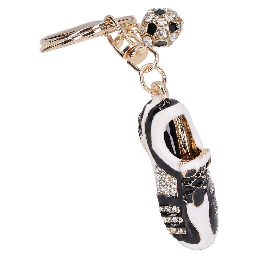 Rhinestone Keychain Cute Exquisite Sneaker Shape Bag Purse Decorative Pendant Ornament