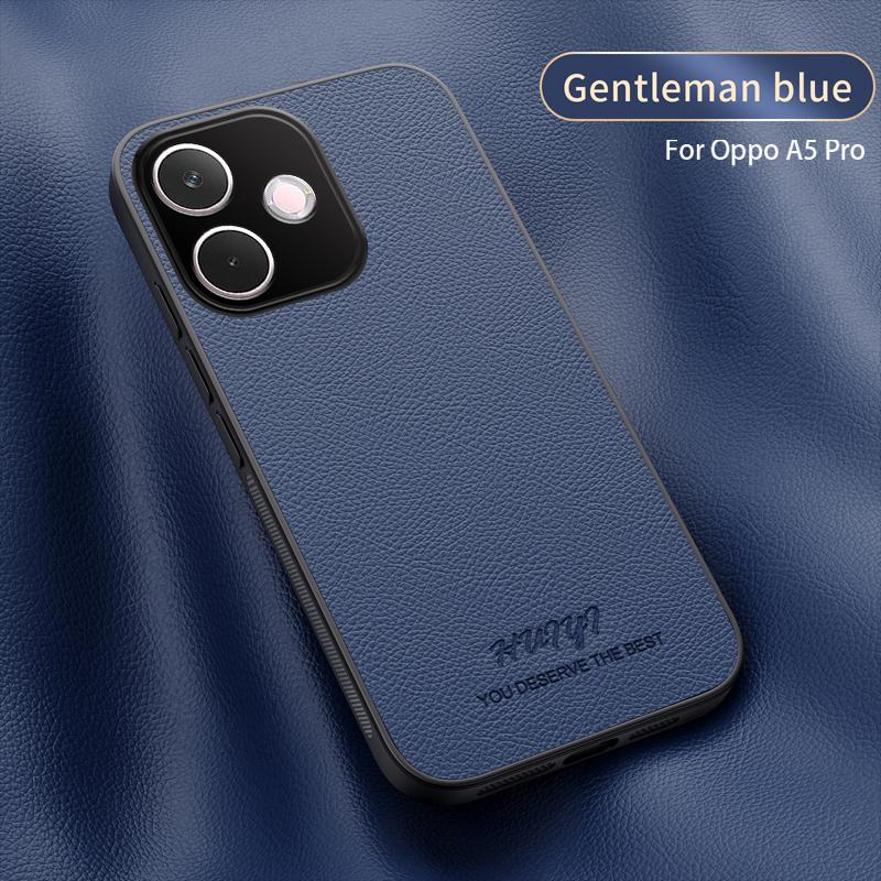 Luxury Business Leather Soft Frame Magnetic Cover For OPPO A5 Pro OPPOA5Pro Phone Cases Capa
