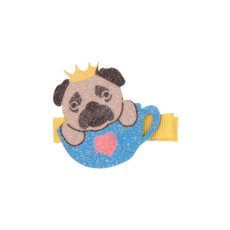 Summer Cartoon Pet Dog Hairpin: Super Cute Animal Parent-Child Holiday Hair Accessories for Babies