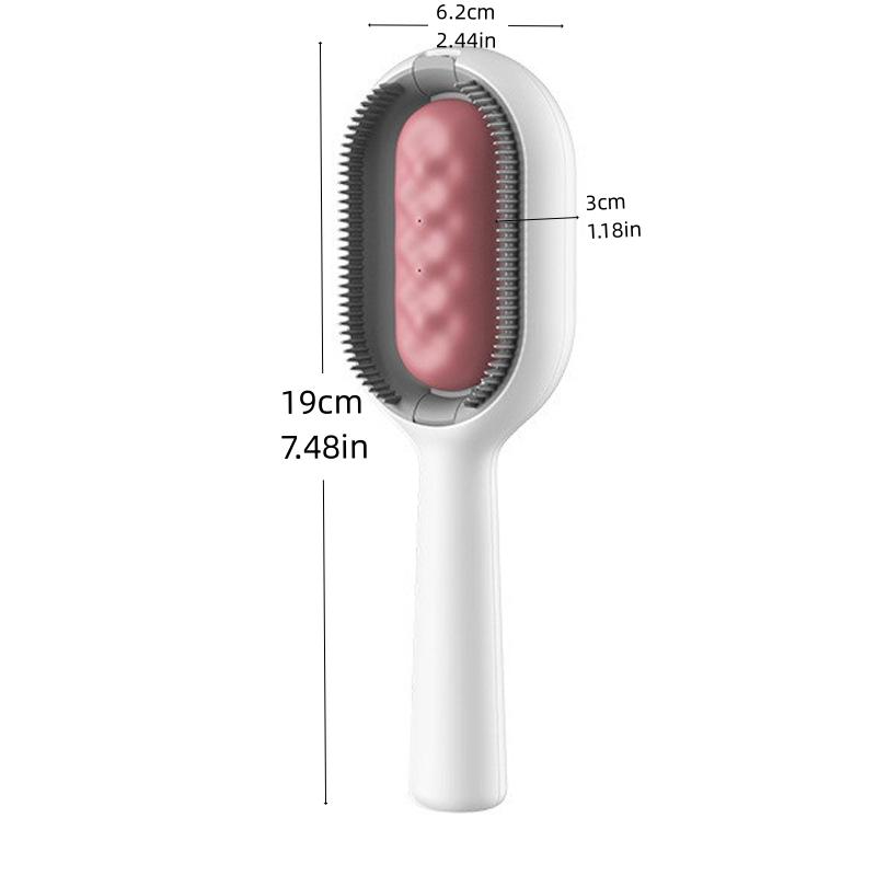 Szczotka do pielęgnacji kota Grzebień do czyszczenia Grzebień do usuwania sierści z pływającą sierścią z chusteczkami jednorazowymi Akcesoria do pielęgnacji zwierząt dla kotów Szczotka dla psa