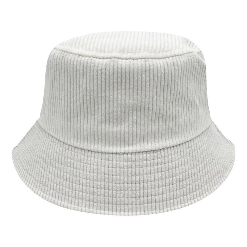 Winter Vintage Bucket Hat Couples Solid Color Insulated Breathable Sunshade Hat