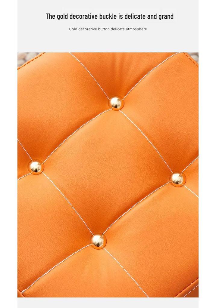 Solid Wood Footstool: Creative Tech Fabric, Multi-Use Coffee Table or Sofa Stool for Living Room
