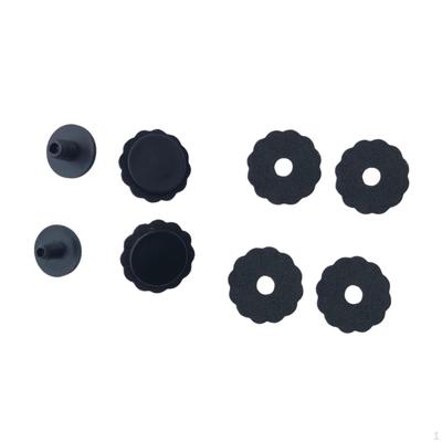 8 Pieces Umbrella Top Screw Covers Parts with Waterproof Gasket Tip Protector Attachment
