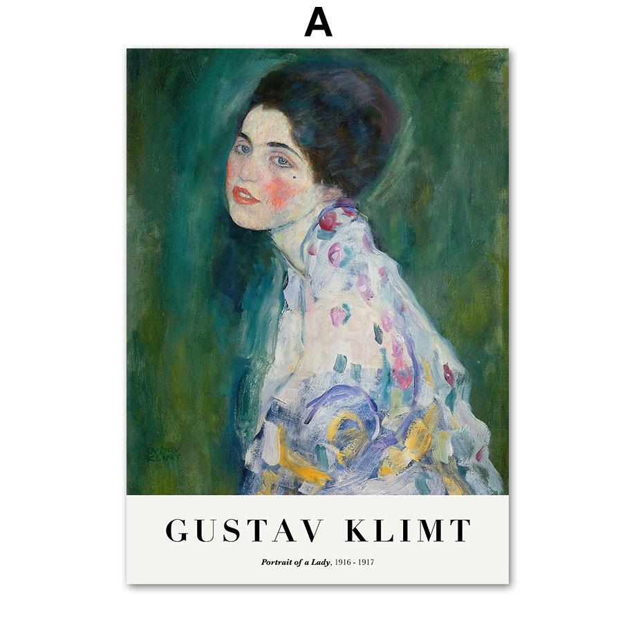 Gustav Klimt Henri Matisse Flower Market Monet Posters And Prints Wall Art Canvas Painting For Living Room Decorative Pictures