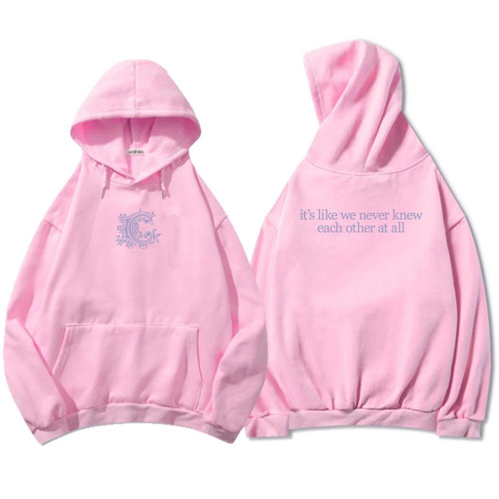 Lyric Hoodies Long Sleeve Sweatshirt Casual Grunge Men Women Pullovers Band Graphic Printing Sudaderas