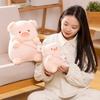 Girls Heart Pink Piggy Doll Plush Toy Piggy Doll Children Soothing Rag Doll Girl Birthday Gift