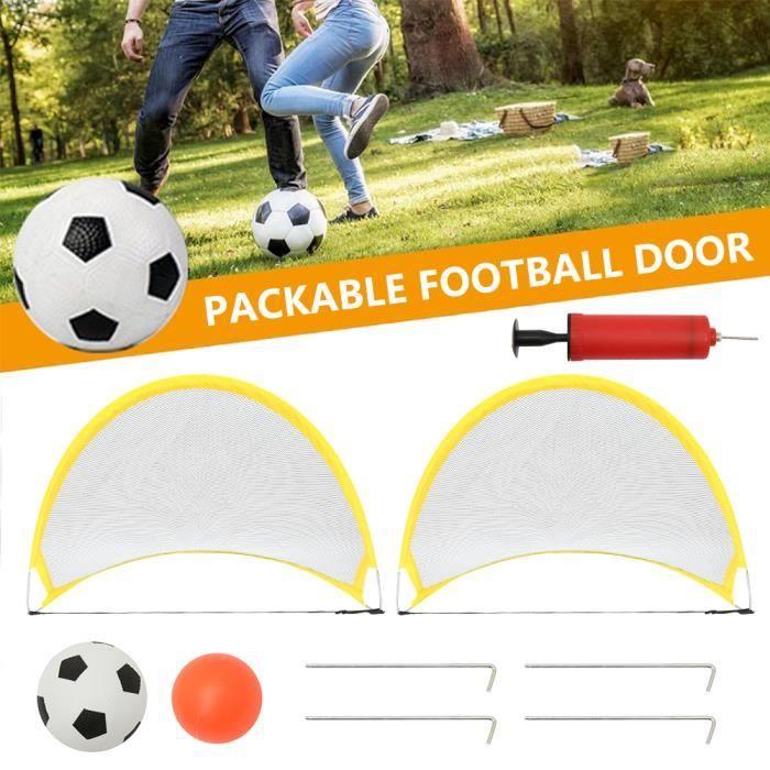 Mini-cage de football,Filet de but de Football pliant,1 ensemble,filet d'entraînement de Football,tente,jouets de - YELLOW[E706]