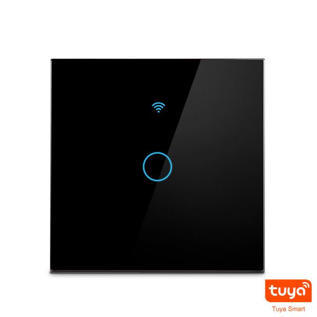 Melery Lichtschalter Wifi Smart Tuya Touch Sensor Glas Panel Lampe Interrupter EU Platz Fernbedienung durch Alexa Dot Google Home