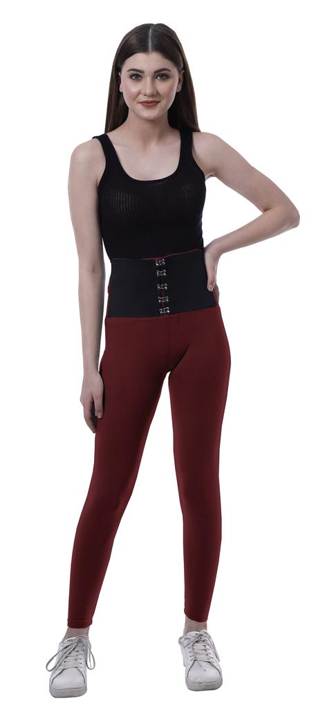 Moomaya High Waisted Yoga Pants For Women Corset Style Trendy Workout