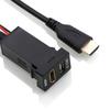 TOYOTA HDMI pripojovacia jednotka pre vozidlá Toyota, Vstupný port, USB port s rýchlym nabíjaním QC3.0, Audio diely, Panel s otvorom pre prepínač