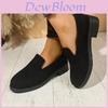 Stylish And Comfortable Women's Slip-on Shoes With Round Toe And Chunky Low Heel Ideal For All Seasons