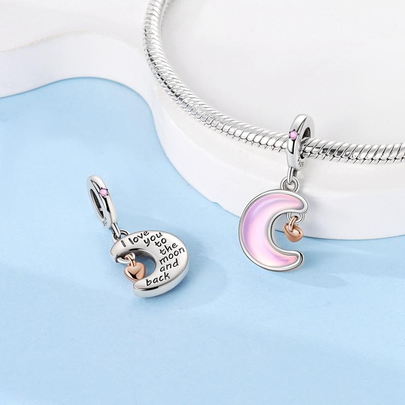 100% Kupfer Hochwertige Zirkon Stern Mond Schmetterling Charms Anhänger Passend Für Original Armband DIY Herstellung Geschenk